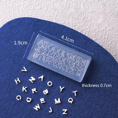 1Pc 3D Silicone Nail Carving Mold English Letters Mould Stamping Design Gel Stencils Diy Manicure Accessory Tools