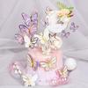 24PCS  Bubble Balls Mini Balloon Cake Topper Pearl Insert Cupcake DIY Decoration for Wedding Anniversary