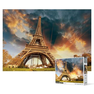1000-teiliges Puzzle – Eiffelturm in der Abenddämmerung, beliebtes koreanisches Puzzle
