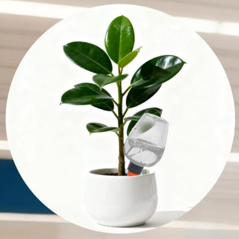 Transparents Plant Watering Globes for 14 Days Automatic Irrigation Adjustable Flows Leakproof Wide Mouthes Easyly Fill