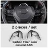 Car Steering Wheel Button Decor Cover Trim Accessories Interior For Toyota RAV4 Corolla Camry Corolla Cross Venza Harrier Avalon