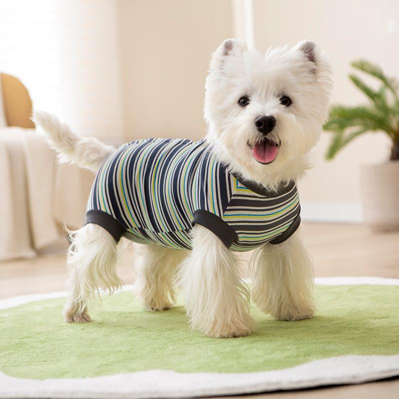 Pet Dog Clothes, Thin Belly Protection Vest, Anti-cold Back Breasted Female Dog Male Dog Sterilization and Weaning Post-operative Clothes
