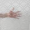 Waterproof PEVA Diamond Shower Curtain - No-Drill Installation for Bathroom Partition