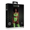Two-piece bodysuit with crop top and stockings XS/L Ouch! by shots