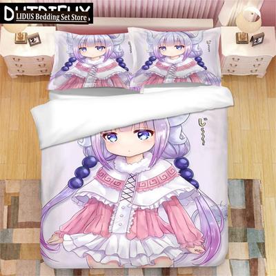 Japanse Anime KannaKamui 3D Geprint Beddengoed Set Dekbedovertrekken Kussenslopen Dekbed Beddengoed Set Beddengoed Dekbedovertrek 01