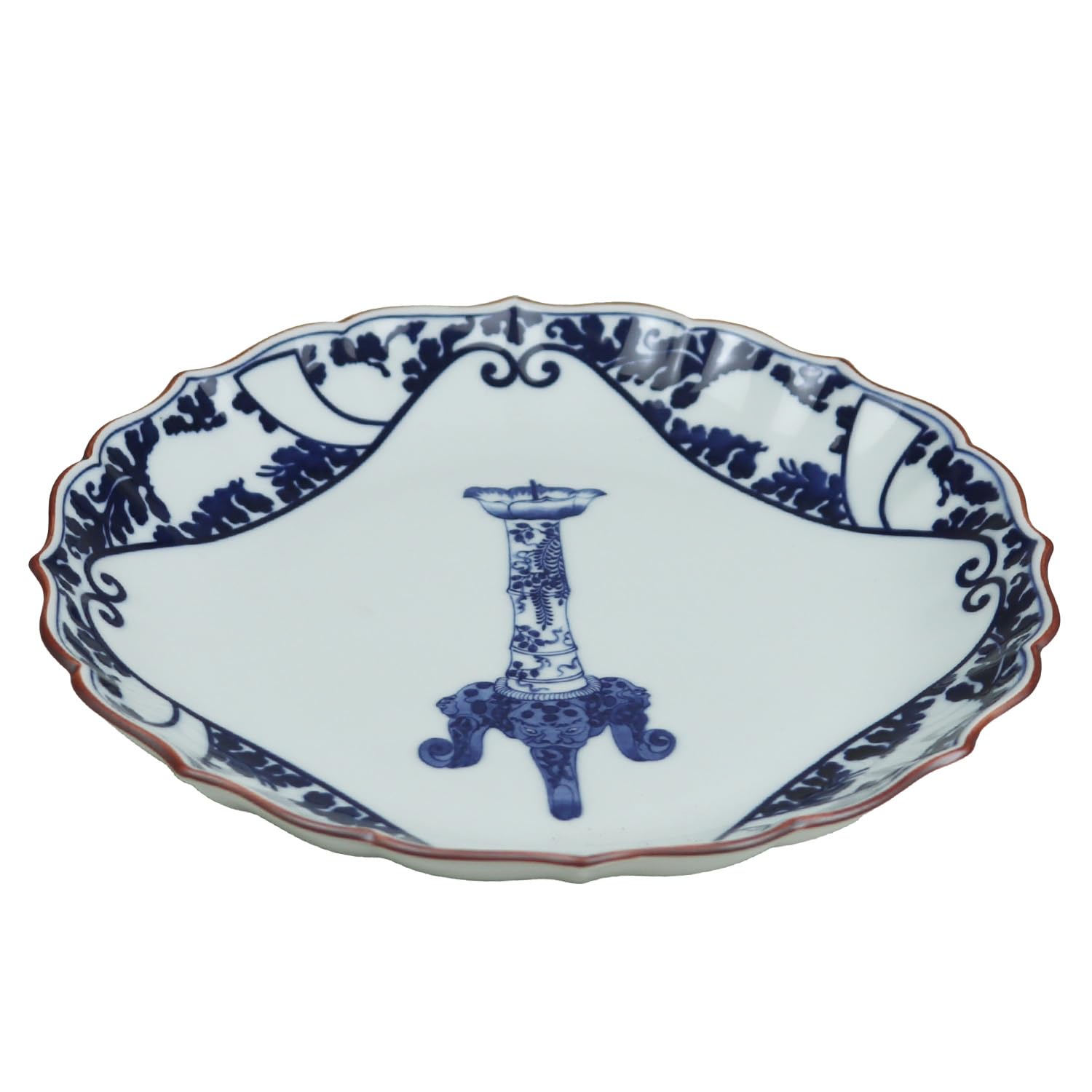 

Yuuki Roman Old Imari Pattern Fuji-e Bellflower Rim 7-inch Plate, Gorgeous and Gorgeous Old Imari Romance [Arita Ware, Made in Japan] A Luxury Gift