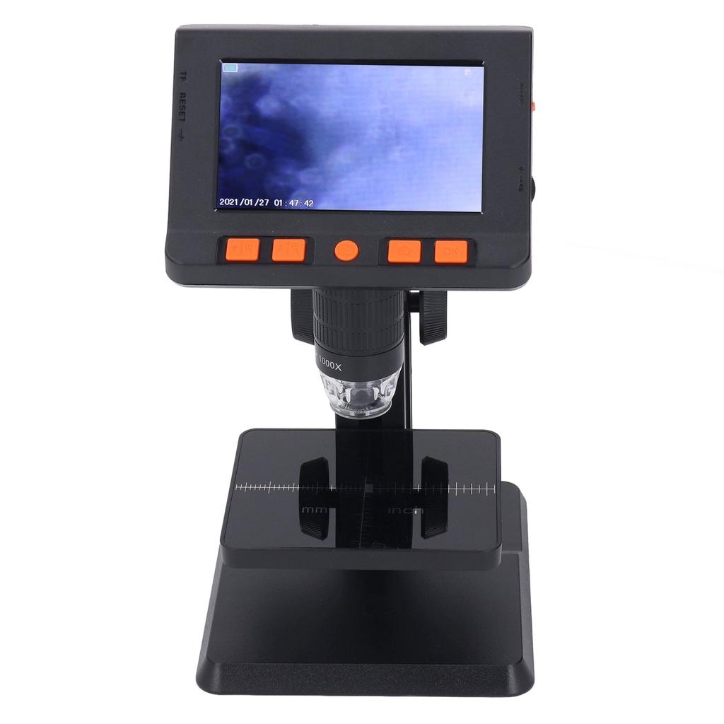 Digitales Mikroskop, 1000-fach hochauflösendes, präzises Fokussierungsmikroskop, biologisches Mikroskop mit Einstellung