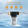 3/4 inch Garden Hose Filter Sediment Filter Attachment for Pressure Washer Inlet Water Filter with 40 Mesh and 100 Mesh Screen