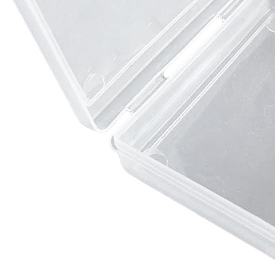 Transparente Box Kratzfest Stark und Robust Leicht zu Tragen Aufbewahrungszubehör Leer Mini Klarer Organizer Aufbewahrungsbox für Outdoor