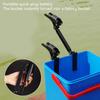 2Pcs Adjustable Bucket Rod Holder Fishing Rod Rack Ice Fishing Rod Holder Fishing Tackle Accessories Easy To Install
