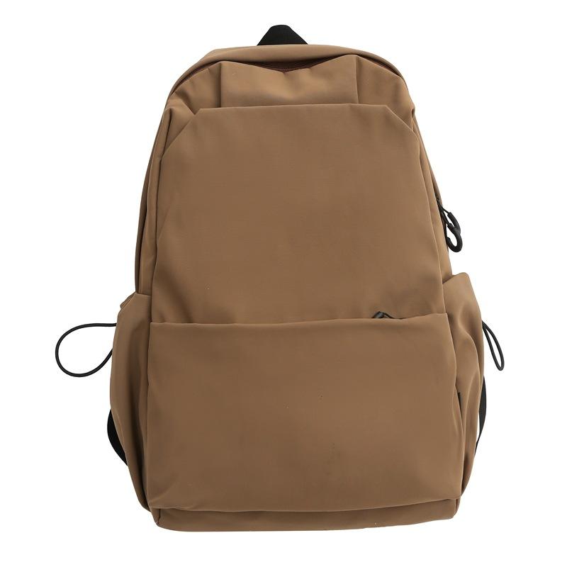 Jednobarevný školní batoh Dámský Velkokapacitní batoh Studentský cestovní batoh Pánské
