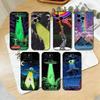 UFO Alien t-Thing Phone Case For iPhone 17,16,15,14,13,12,11 Plus,Pro Max,XS,Soft Silicone Black Cover