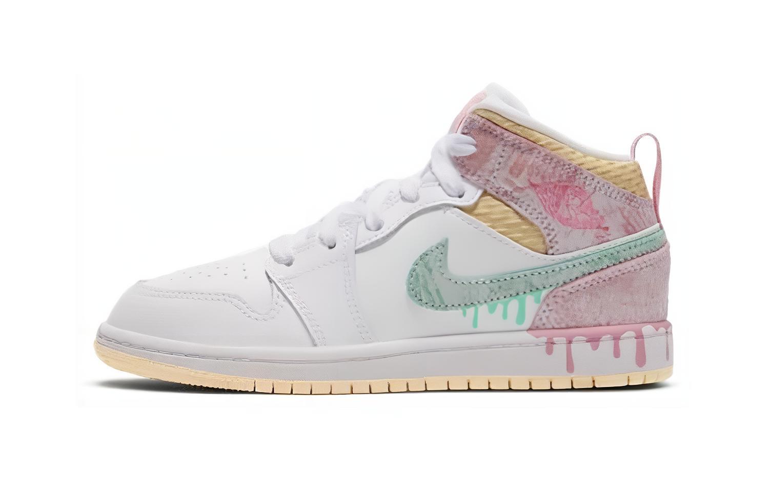 Jordan 1 Mid SE PS Ice Cream DD1667-100 35