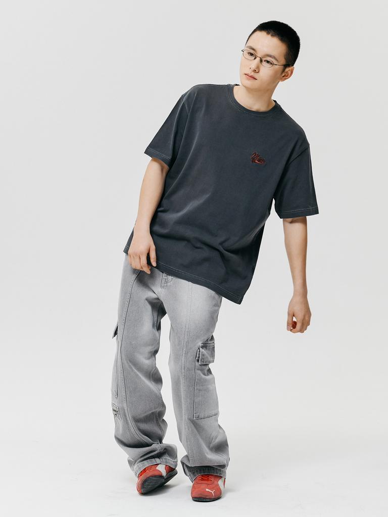 PHYSICAL DEPARTMENT Small Star Tail Short Sleeve T-Shirt Pigment Pink