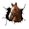 Animal Car Stickers Waterproof PVC Auto Scratch Occlude 3D Simulation Electrostatic Decal Car Window Home Decoration