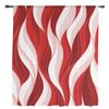 Red Ripple Abstract Lines Sheer Curtains For Living Room Bedroom Kids Room Tulle Window Treatment Drapes