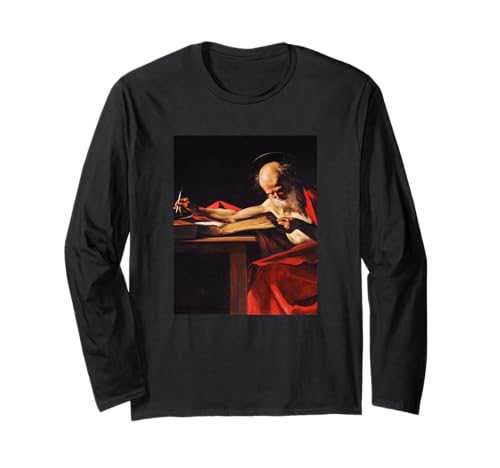 Caravaggio - St. Jerome Writing Long Sleeve T-Shirt