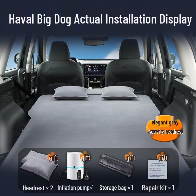 Haval Big Dog Car Bed - Second Gen Inflatable Trunk Mattress & Rear Seat Sleeping Pad