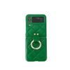 Suitable for Samsung Z Flip4 mobile phone case Z Flip3 folding mobile phone Xiaoxiangfeng diamond ring holder leather case