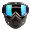 Masque facial pour casque de moto