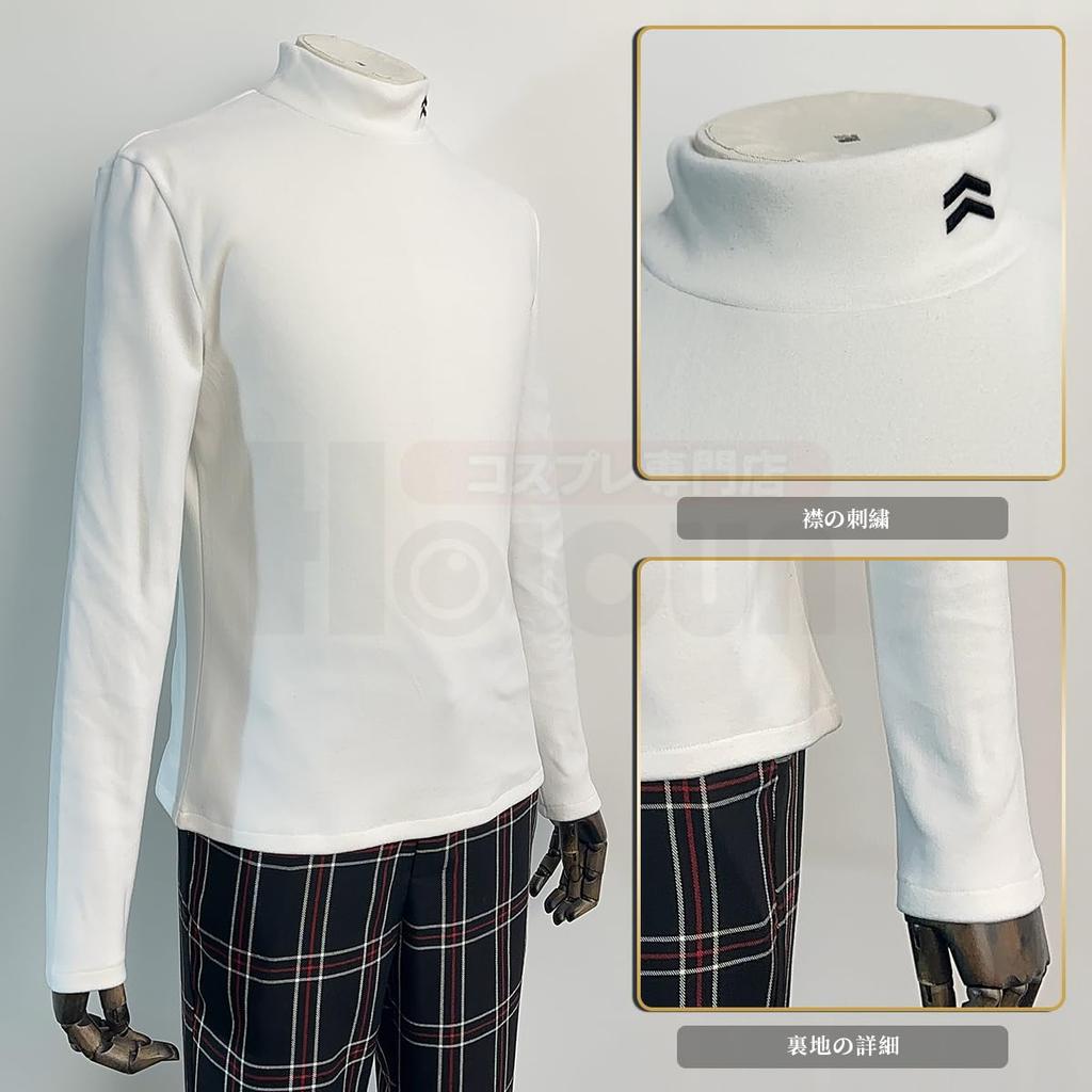 Shujin Academy High School Persona 5 P5 Uniform Ren Amamiya Cosplay Anime Halloween Performance Holiday Gift [HOLOUN] Boys' Costume, Costume, Costume,