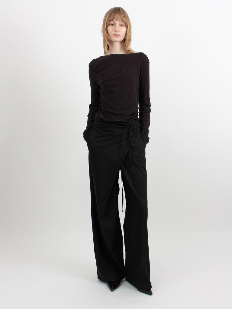 Seleukeu Wrap Pants_Black