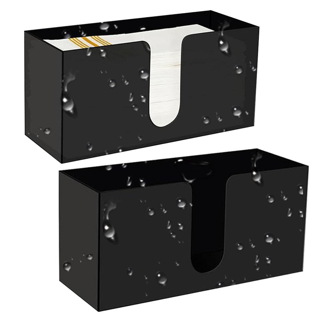 Arbeitsplatten-Papierhandtuchspender Faltnapkin-Spender Platzsparender Papierhandtuch-Aufbewahrungsbehälter für Küche Badezimmer