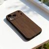 N-Natural Wood Printing Phone Case For iPhone 11,12,13,14,15,16,17,Pro,Max,Plus,E,SE4,Air,Mini Black Soft Cover
