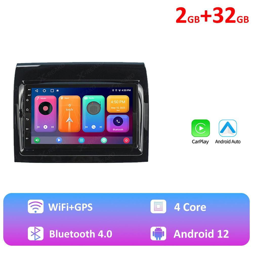 

REAKOSOUND 2Din мультимедиа для Fiat Ducato 2007-2015 Citroen Jumper Peugeot 2011-2015 автомобильное радио Android стерео Carplay авторадио 12led