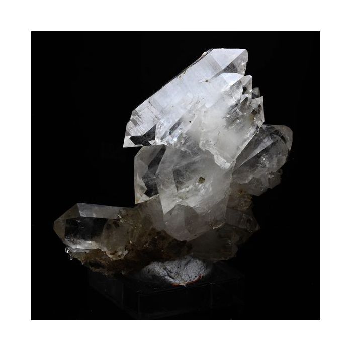 Pierres et Minéraux. Quartz à Ame (faden quartz). 206.5 ct. Plan du Lac, Oisans, Savoie, France.