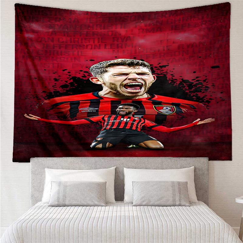 1PC Afc Crest Printed Tapestry Room Decoration Wall Hanging for Living Room Bedroom, Dormitory, Birthday and Christmas Gifts