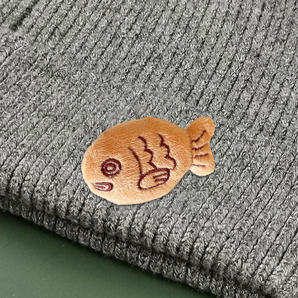 Novelty Lapel Pin Taiyaki Cartoon Fish Lapel Pin Jewelry Brooch Photo Props Adorkable Fish Brooch Pin Furry Brooch