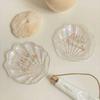 Nordic Style Ornament Storage Plate Shell Shape Earrings Display Tray  Home Decoration