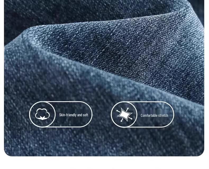 Women's 2025 Spring High-Waisted Wide-Leg Straight Jeans Slimming Petite Fit