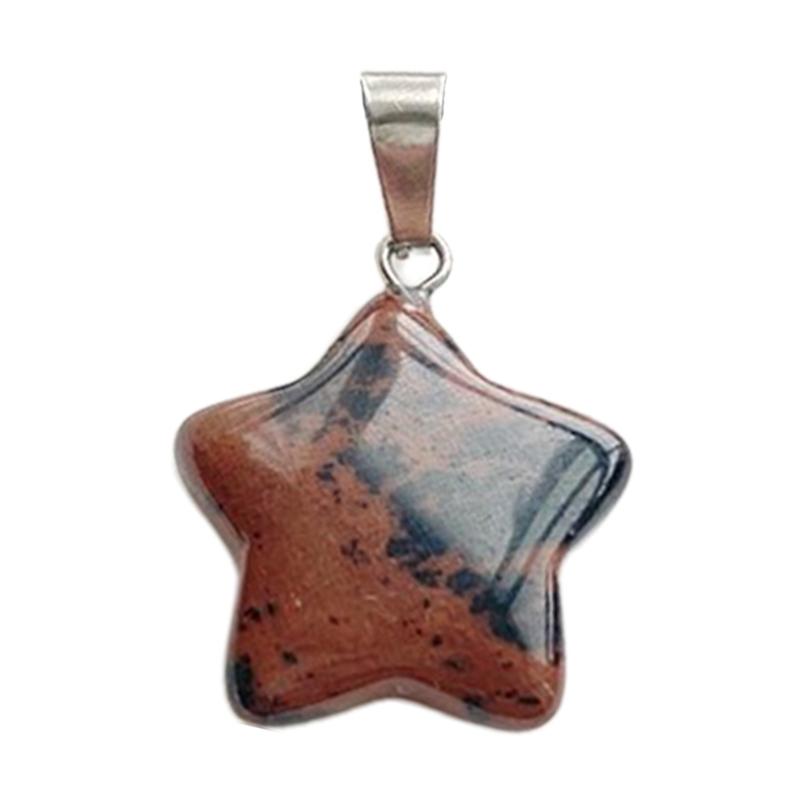 Star Pendant Star Charm Fashion Jewelry Accessory Natural Stone Material Jewelry Findings Perfect Gift for Women Girls