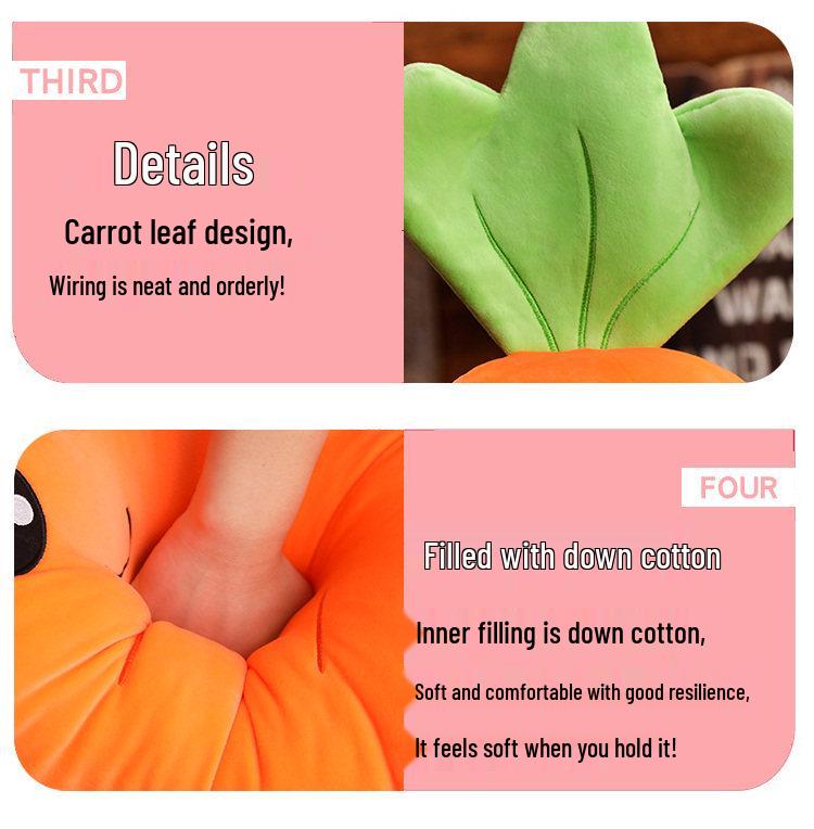Adorable Carrot Plush Toy for Kids