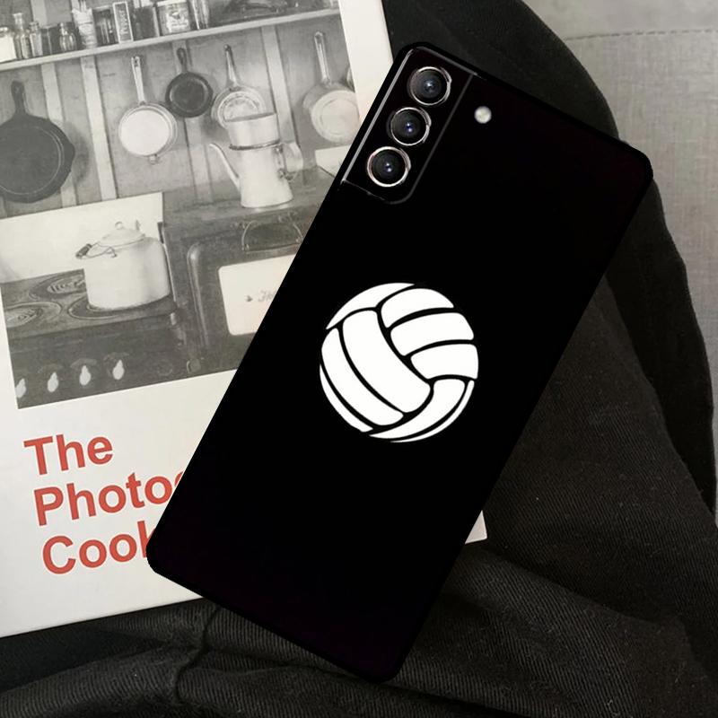 Volleyball Sport Phone Case For Samsung Galaxy S23 S22 S24 Ultra S20 S21 S24 FE S9 S10 Plus Note 10 20 Ultra