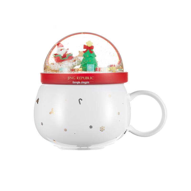 Christmas Crystal Ball Ceramic Mug