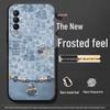 Black Cartoon Chinese Style Silicone Honor X20se Phone Case with Tempered Glass Protector
