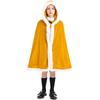 Kids Girls Santa Claus Xmas Red Yellow Hooded Cloak Shawl Children Christmas New Year Cosplay Costumes Kindergarten Performance Role Play Outfit