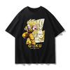 Dragon Ball Collaboration Shortsleeved Mens Tshirt Summer Anime Super Saiyan Clothes Childrens Pure Cotton Versatile Tops
