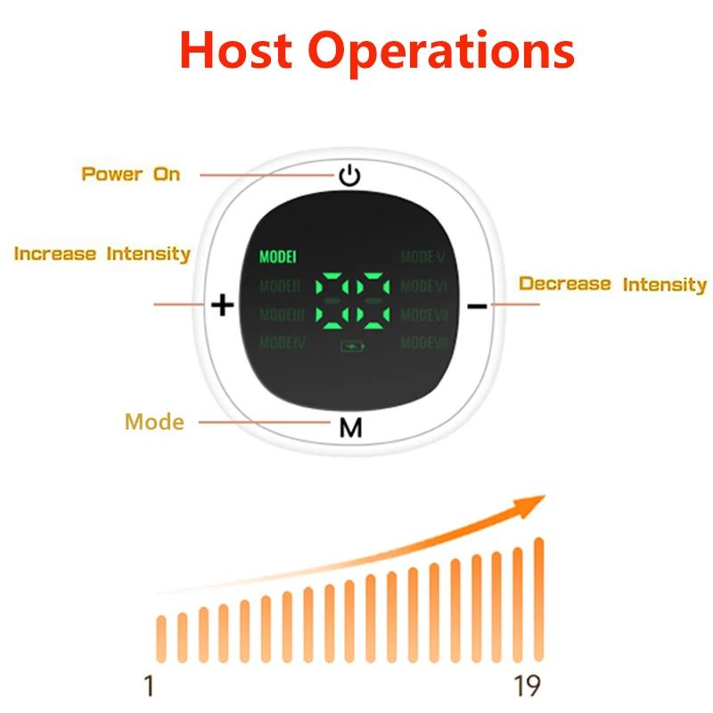 ABS Stimulator Electric Vibration Abdominal Muscle Trainer Muscle Stimulator USB Charge Body Slimming Fitness Massage Belts
