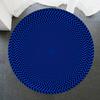 Psychedelic Illusion Round Carpet Geometric Rugs for Living Room Door Mat Coffee Table Black and White Stereo Vision Floor Mats
