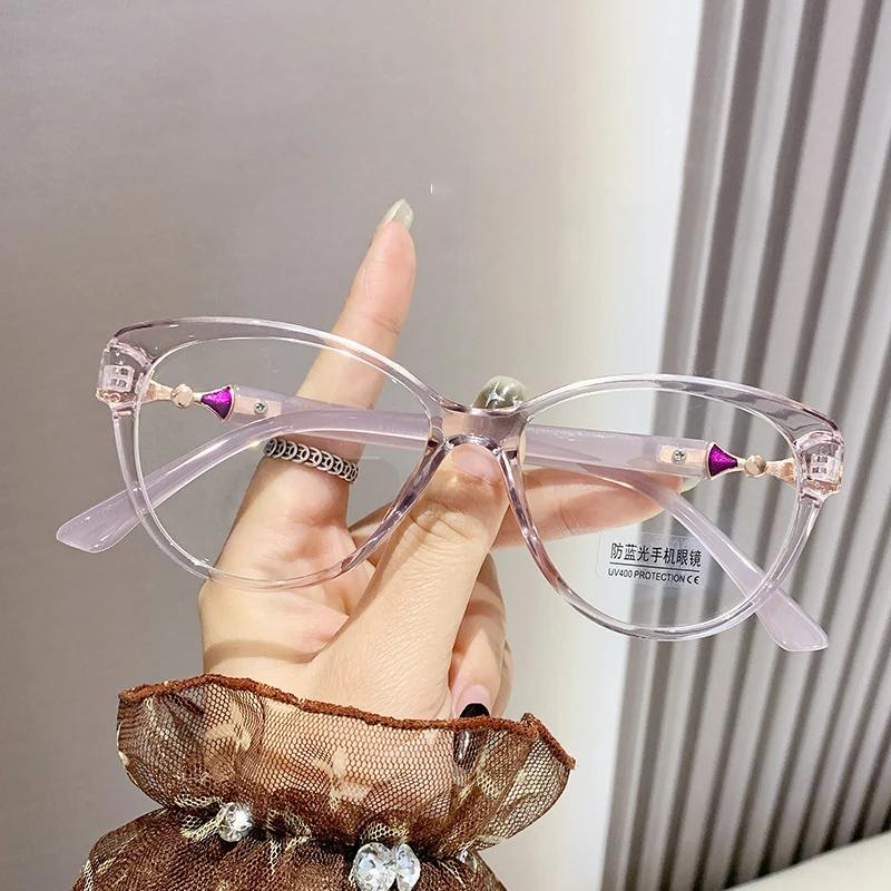 

Multi-color Big Frame Round Shape Nearsighted Glasses Men Women Big Frame Stylish Nearsighted Glasses Diopter 0-10-15-20-25-30-40 0