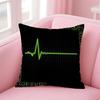 TType O NegativeS Band Cushion Cover Pillow Case Soft Friendly Fabric  Concealed Zipper