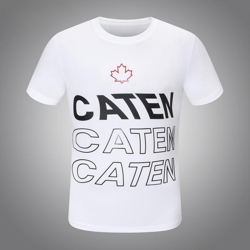 

2025 Свободный и Удобный Дышащий и Легкий Классический Принт Кленового Листа Женская Верхняя Одежда DSQ2 Футболки с Принтом 4XL