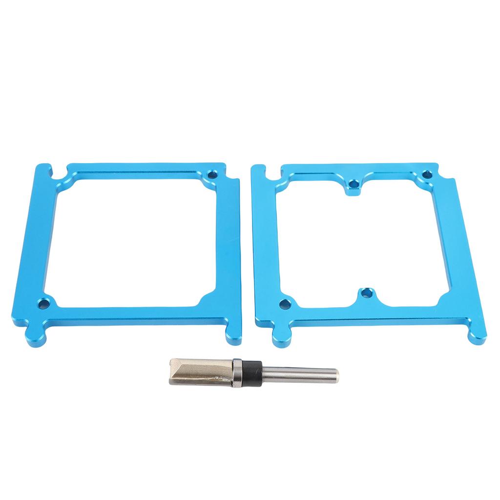 86 Type Wire Box Template Aluminum Alloy Accurate 86 Type Socket Box Hole Die for Construction Site