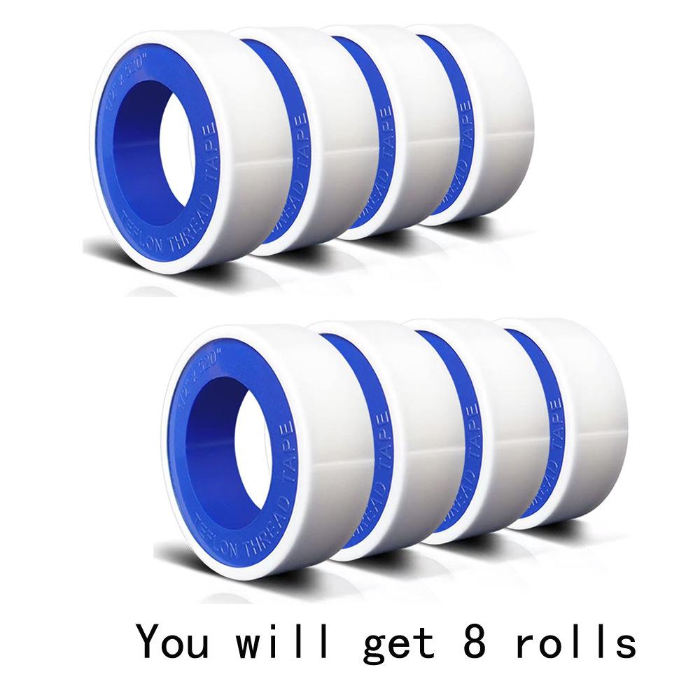 PTFE Thread Seal Tape for Plumbing and Faucets Blue case 13m PTFE tape (8 pcs)
