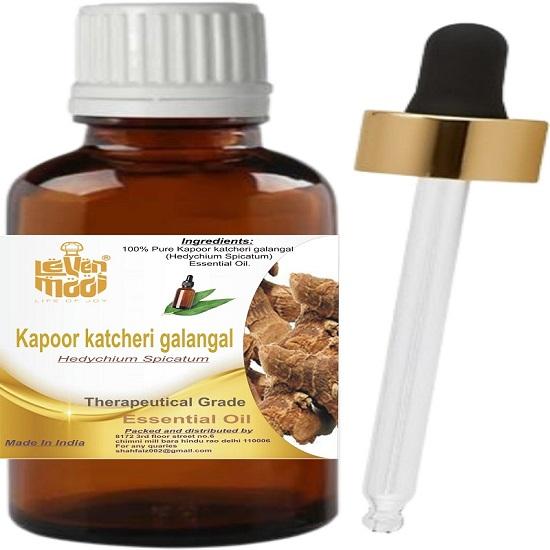 Levenmooi Kapoor Katcheri (Galgant) (Hedychium spicatum) Reines und natürliches ätherisches Öl in therapeutischer Qualität (Glas)