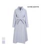 MAREMONTE Slit Collar Belted Dress_M232Mop04S0